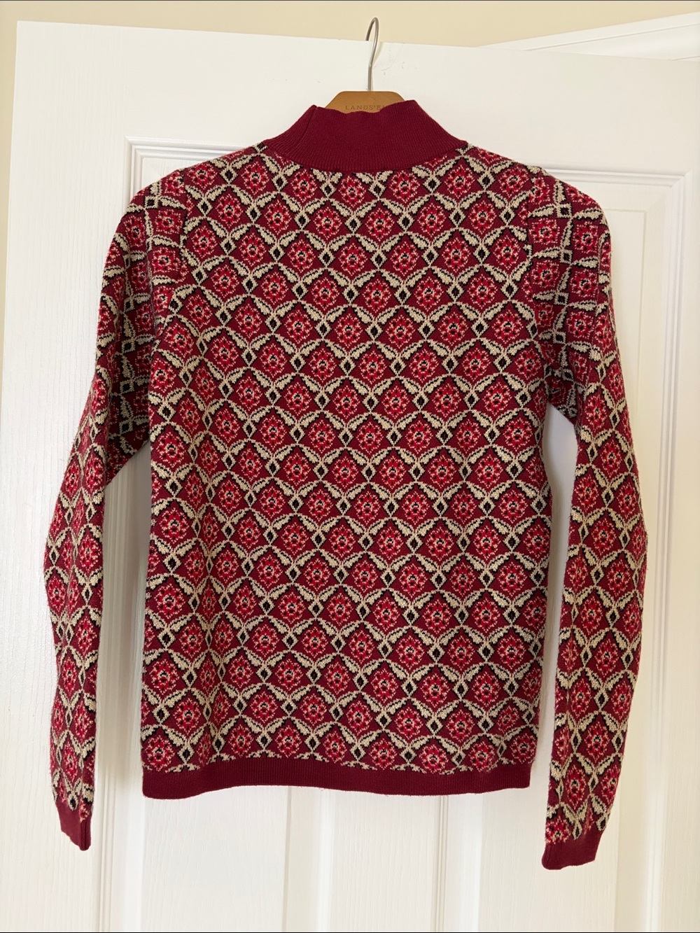 Ann Taylor Essential Jacquard Turtleneck Sweater XS - Picture 8 of 10